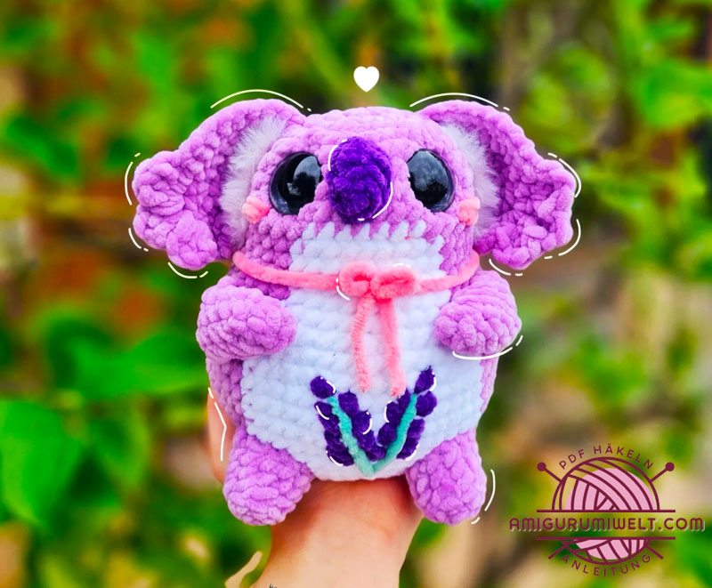 Lila und Ungewöhnlicher Amigurumi Koala DIY! (3)